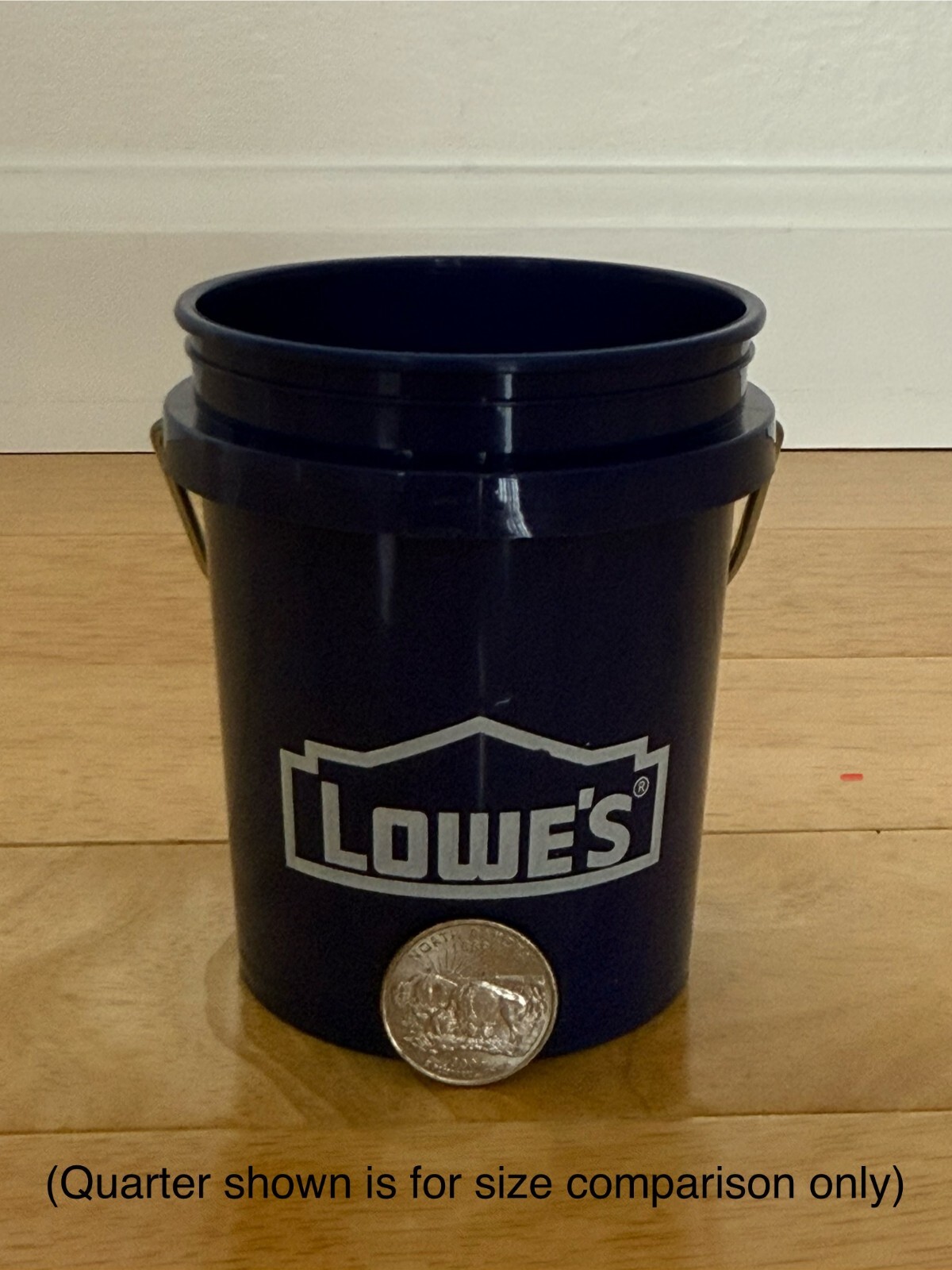 Lowe’s Mini Bucket 0.5-Quart BPA-Free Polypropylene Paint Bucket, seen on TikTok