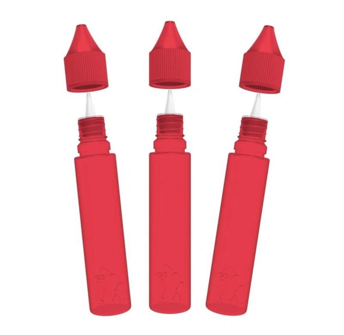 CHUBBY GORILLA BOTTLES 30ML LDPE SOFT AUTHENTIC (1000 pack) RED