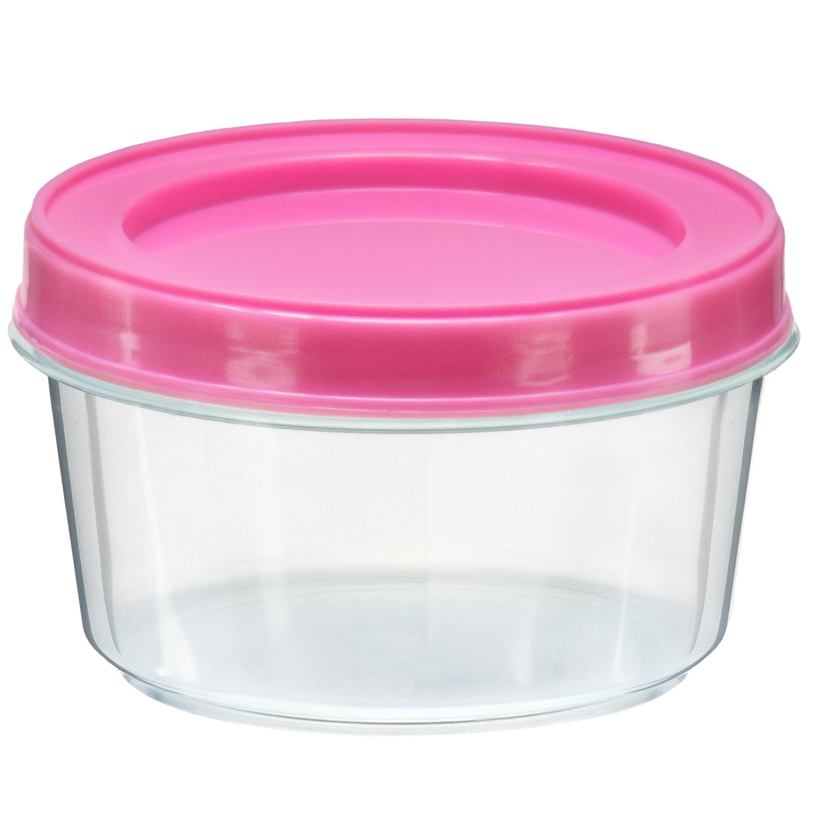 DecorRack 8 Pack – 7 oz Plastic Food Storage Containers with Screw Lids, BPA-…