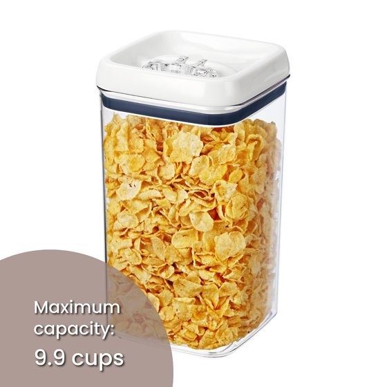 Better Homes Gardens Canister – 9.9 Cup Flip-Tite® Square Food Storage Container
