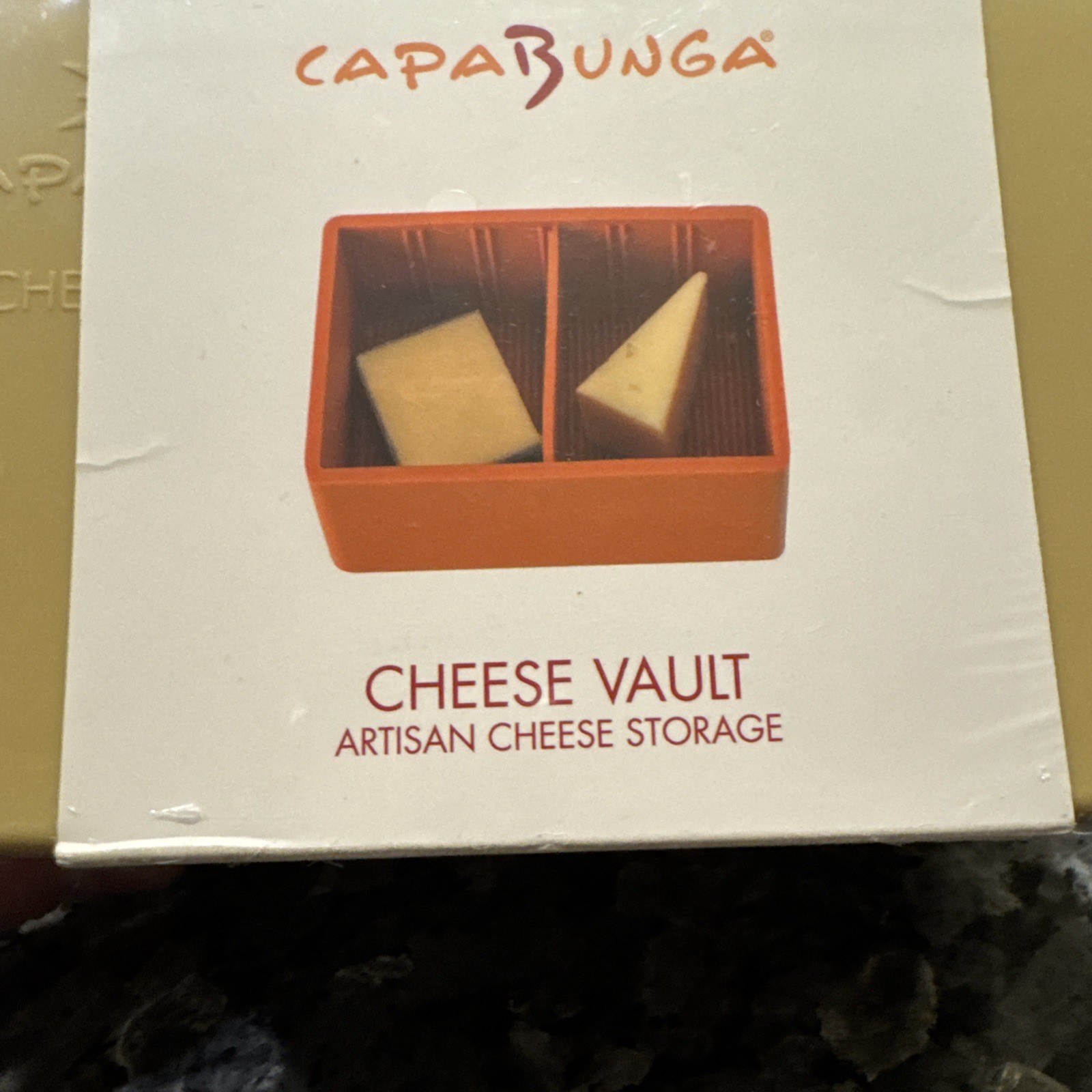 Capabunga Cheese Vault Food Storage Box NEVER USED