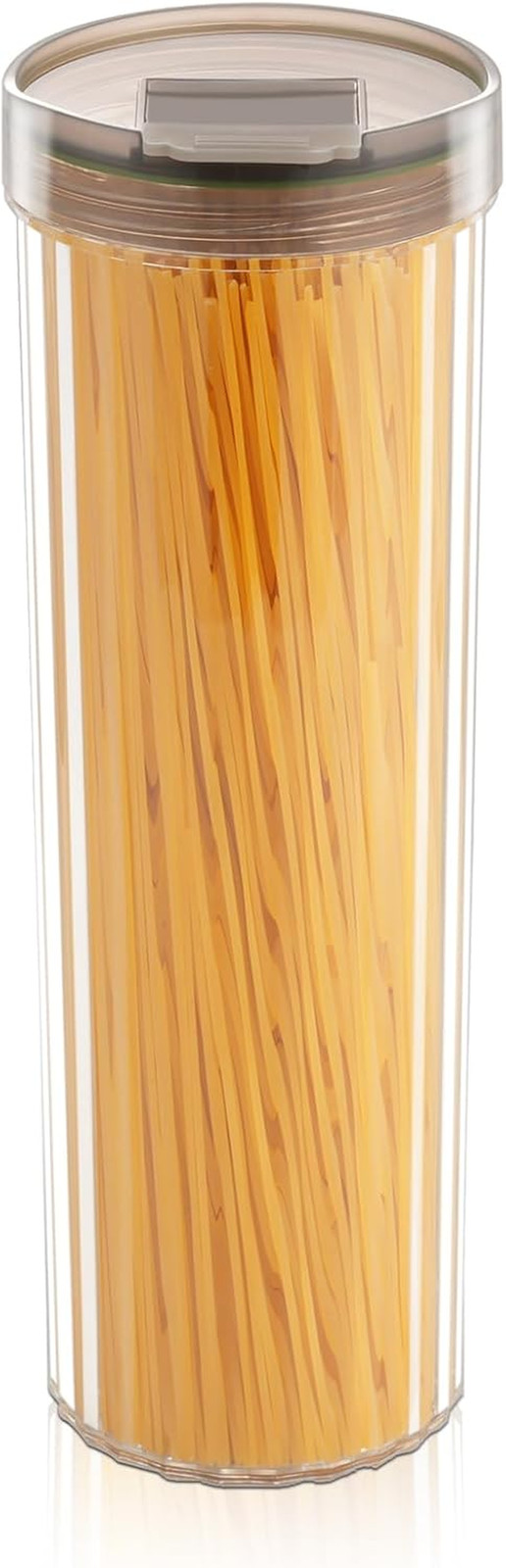 Tall Spaghetti Pasta Storage Container – 48oz Clear Pasta Holder Airtight Spaghe