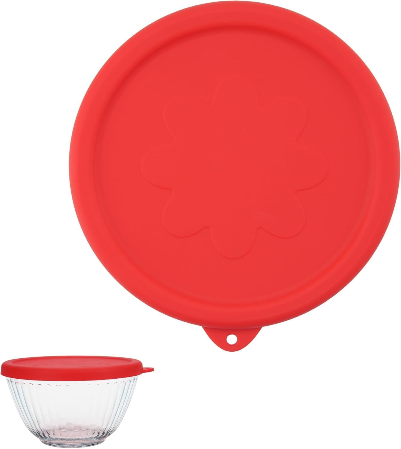 Silicone Replacement Lid for Pyrex 7401-S 3 Cup Bowl Red