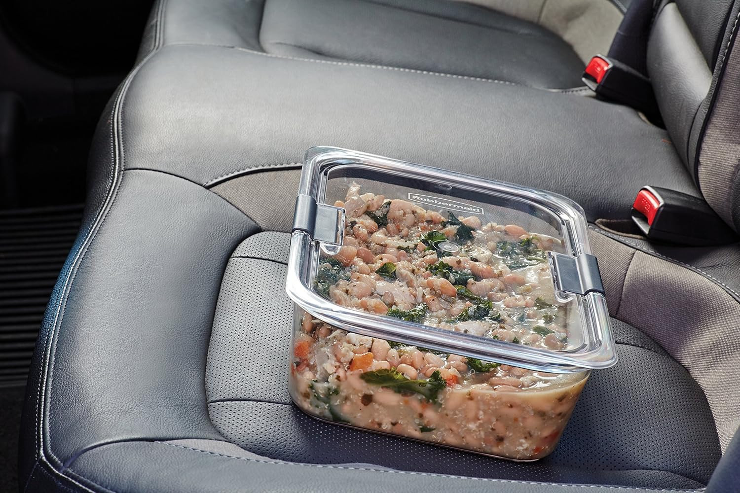 Brilliance Large Food Storage Container, 9.6 Cup, Bpa-Free, Leak-Proof, Clear