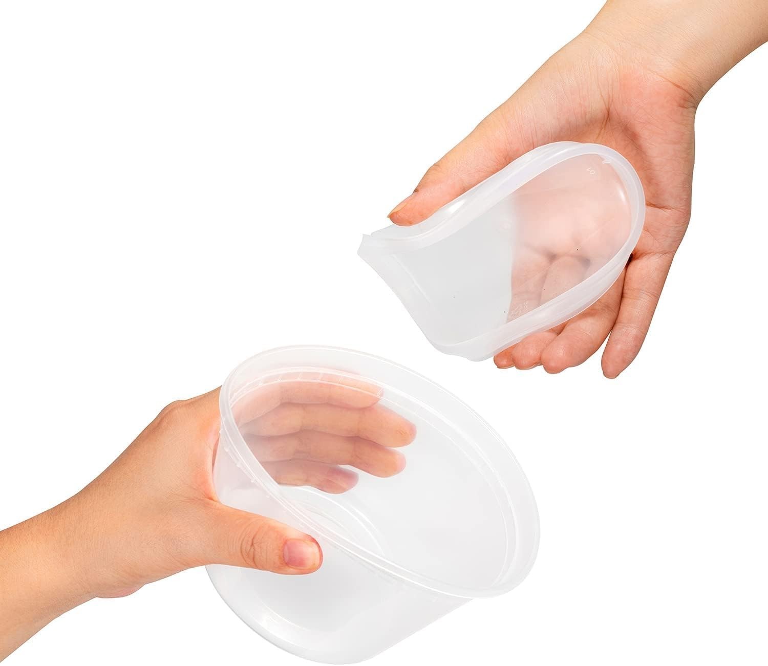 Microwavable 16 oz Food Storage Containers – 36 Leak-proof Sets, Clear Design