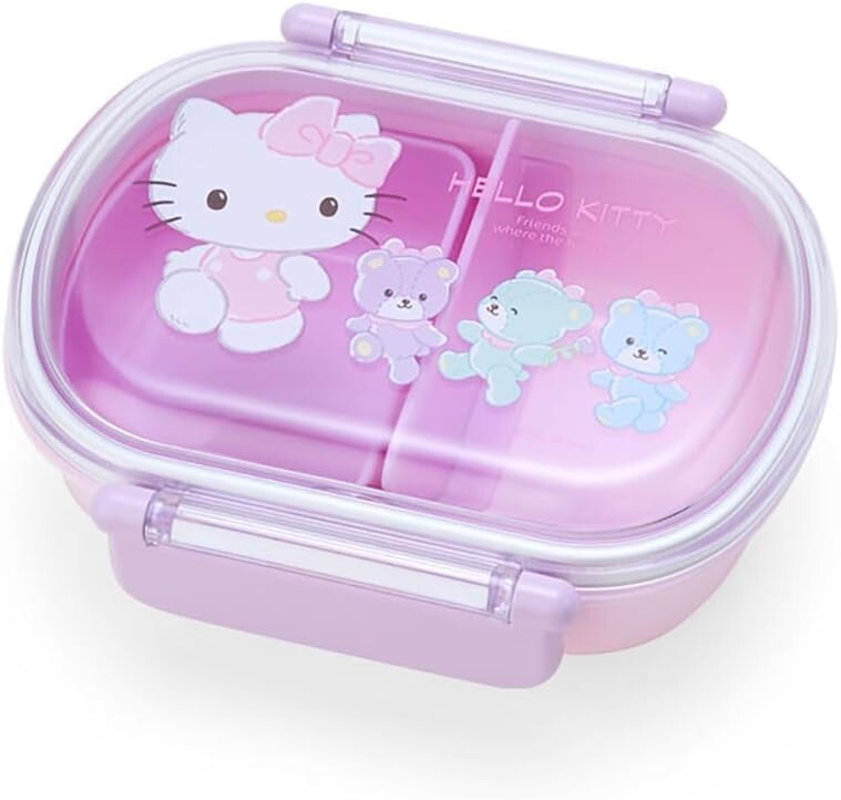 Sanrio Hello Kitty Lunch Box, Heat-Resistant Polypropylene, 360ml, 013871