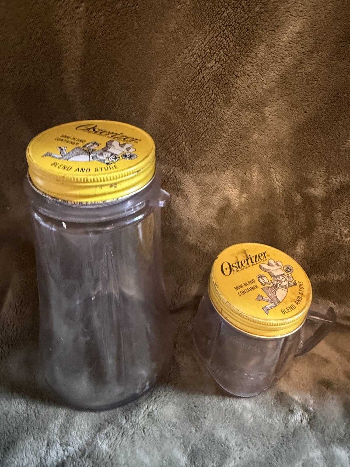 Osterizer VINTAGE Collectible Containers: Mini-Blend and Store