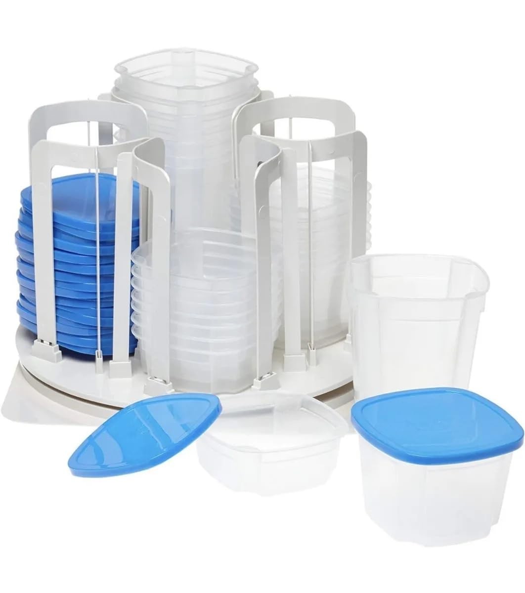 Spin ‘N’ Store Revolving Food Storage System with 49 Pieces