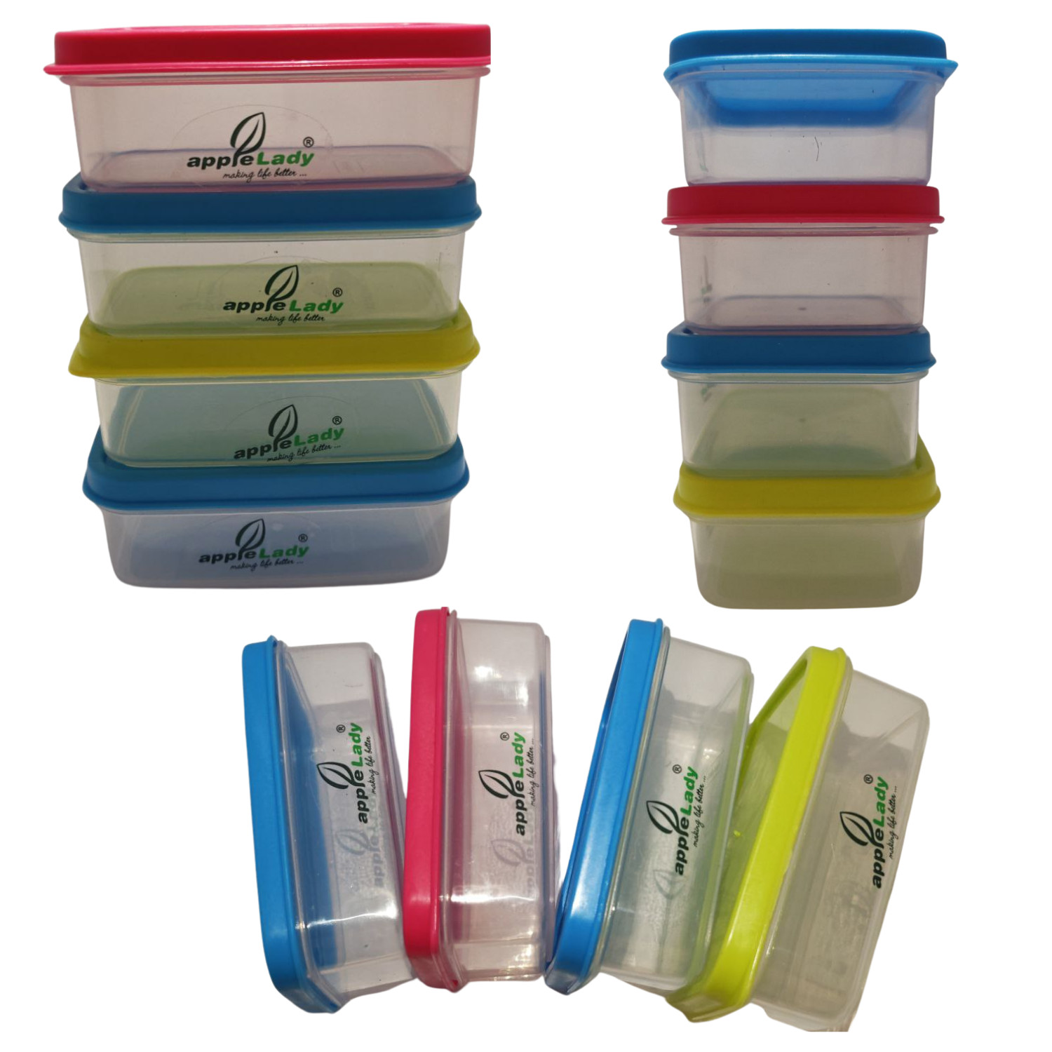 Colorful Polypropylene (PP) Food Storage Containers – Safe, Recyclable & Durable