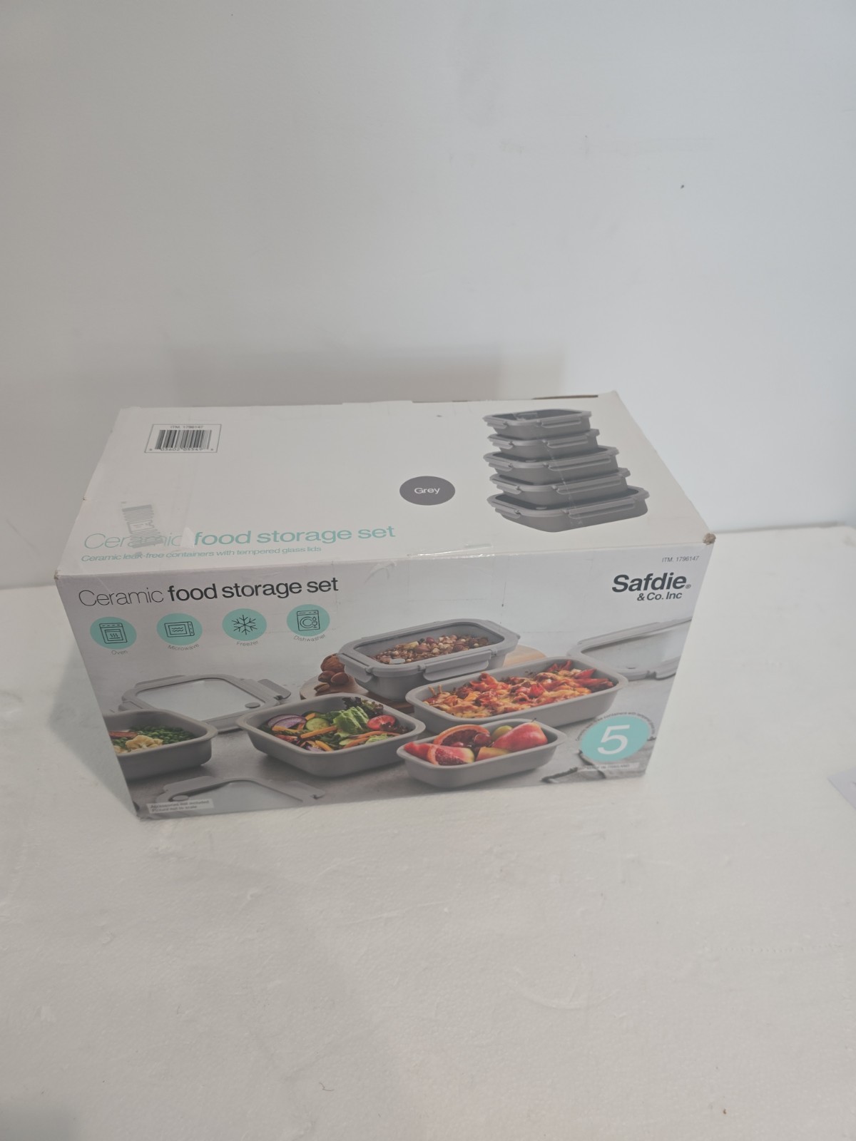 Safdie & Co. 10-piece Ceramic Food Storage Set