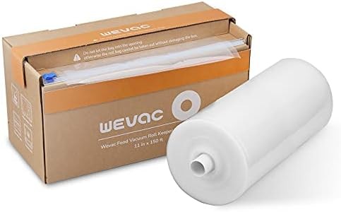 Wevac 11� x 150� Food Vacuum Seal Roll Keeper with Cutter, Ideal Vacuum Sealer B