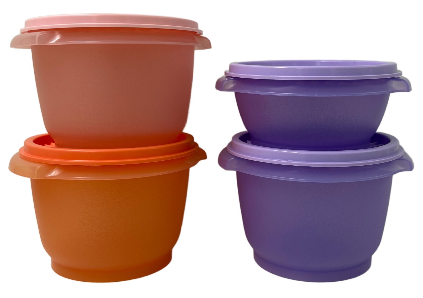 *Tupperware 8-Piece Heritage Sheer Mini Bowl Set – Multi-Color