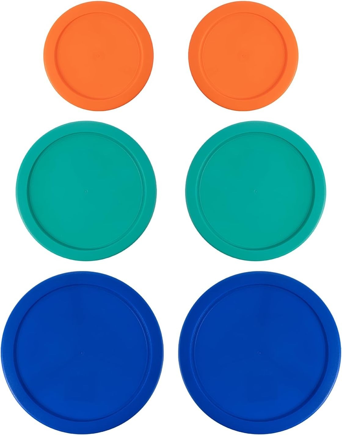 Replacement Lids for Pyrex Containers Round Food Storage BPA-Free Leak Proof