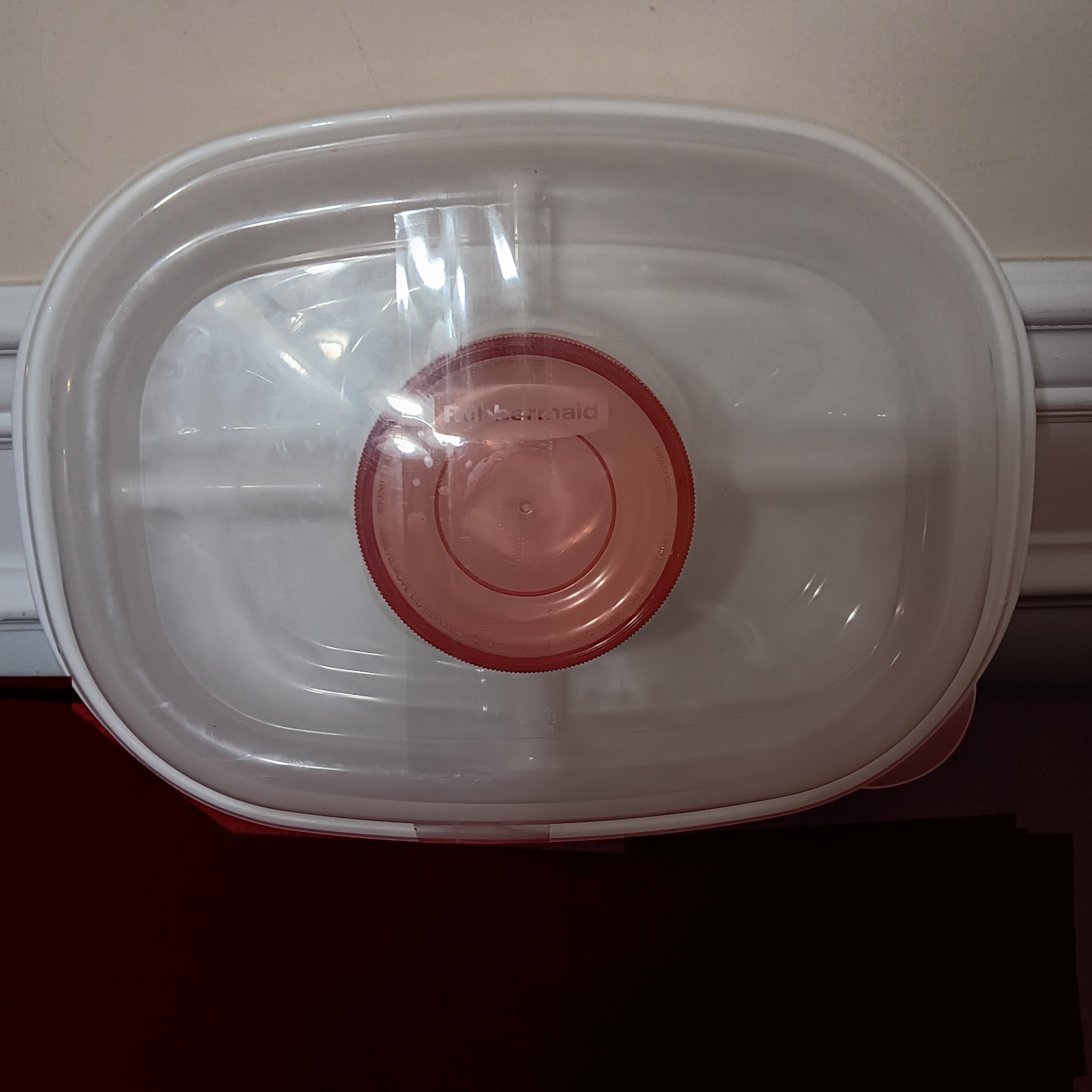Rubbermaid Party Platter Veggie Fruit Tray 5 Compartments Chip Dip Container