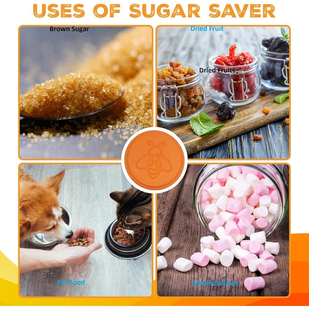 Terracotta Brown Sugar Saver- Brown Sugar Keeper Disc and Stone to Maintain