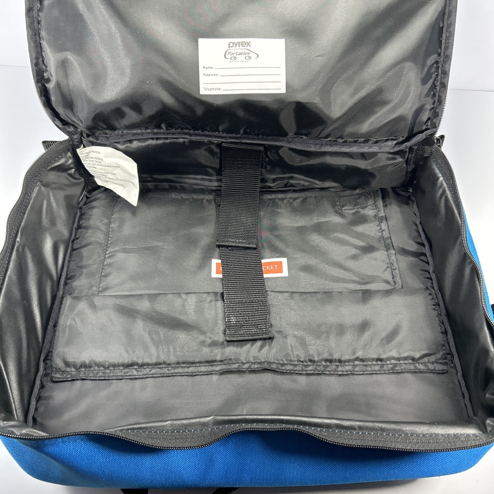 Pyrex Portables The Way To Go Bag Blue Bag With Heating Pack For Casseroles