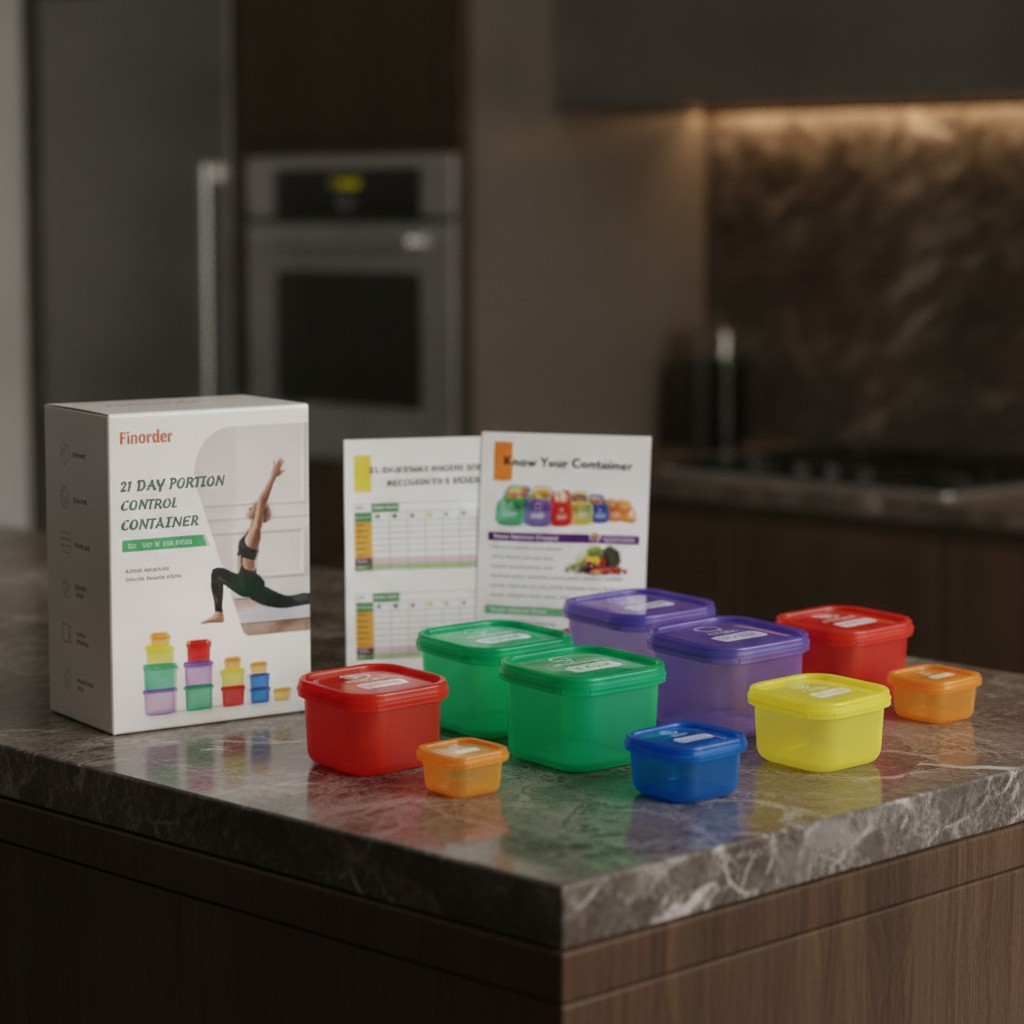Portion Control Containers, Double Set (14 Pieces) 21 Day for Weight Loss with