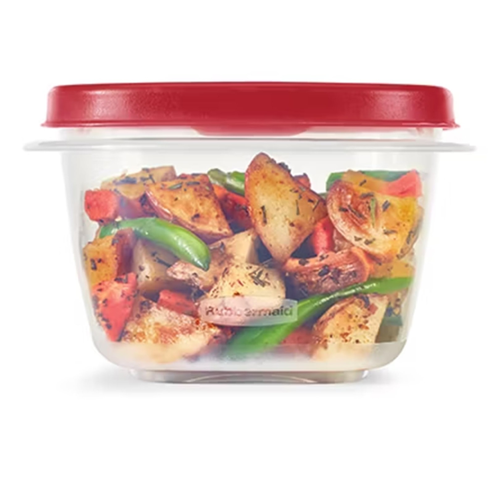 Rubbermaid Easy Find Lids Food Storage Containers, 2 Cup, Racer 2 Red