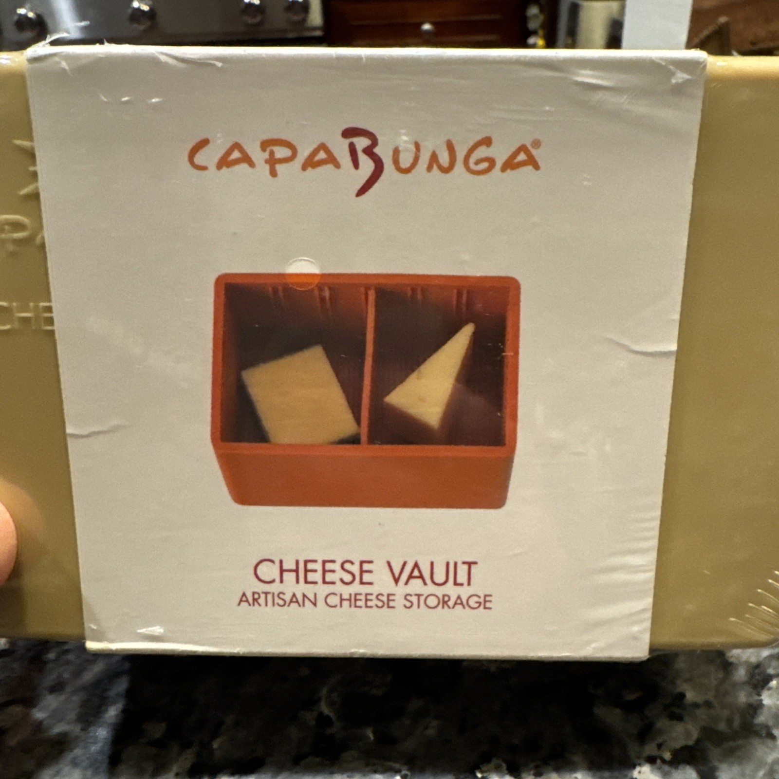 Capabunga Cheese Vault Food Storage Box NEVER USED