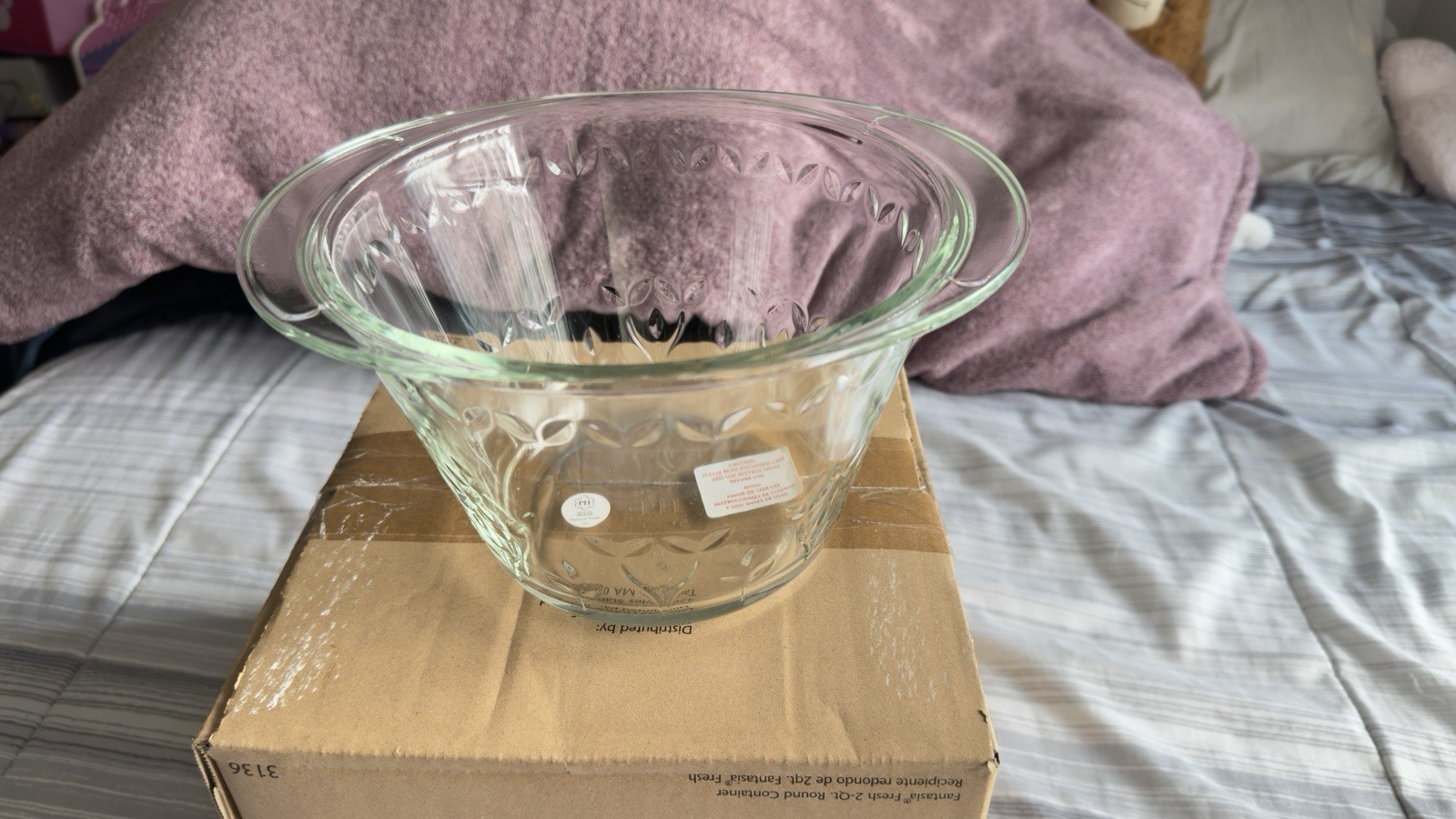 Princess House Fantasia Fresh 2-Qt Round Storage Container 3136