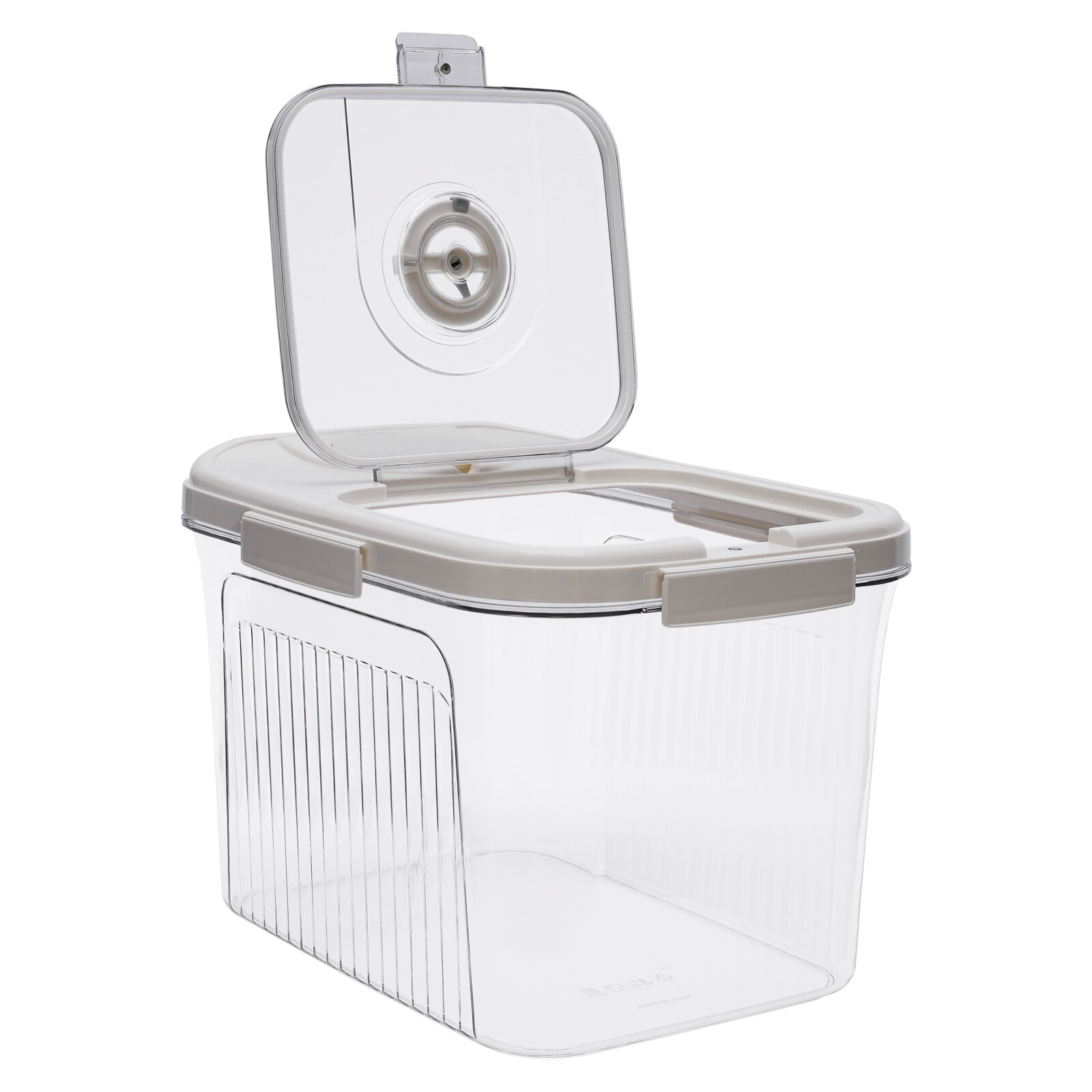 10kg Large Rice Storage Container Food Flour Airtight Box Rice Dispenser W/ Cup