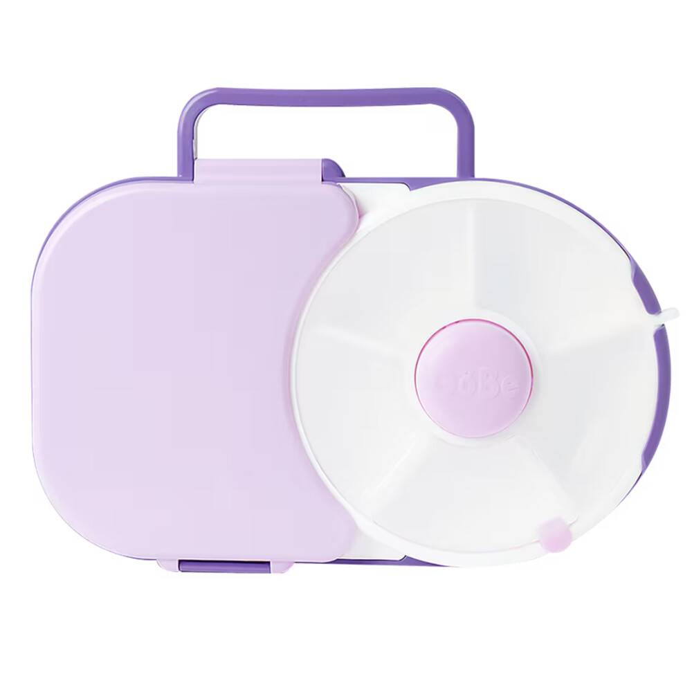 GoBe 2-in-1 Lunchbox With Original Snack Spinner | Purple 8603PU