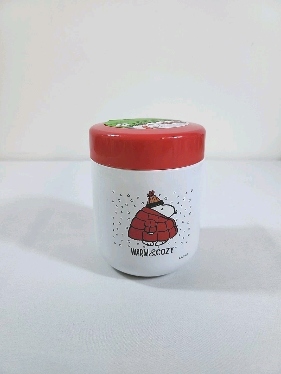 Peanuts New Snoopy Winter Themed Insulated Hot/Cold Food Container 16.9oz