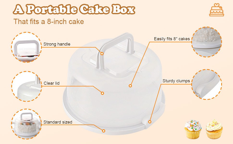 Cake Container Cake Keeper Cake Carrier
