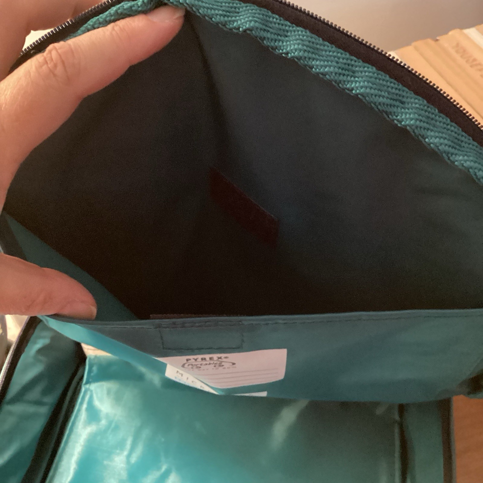 Pyrex Portables Insulated Canvas Travel Carrier Bag For 4-1/2 Qt Glass Casserole