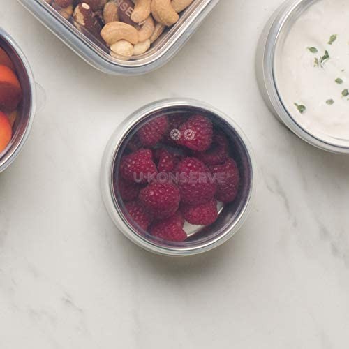 Stainless Steel Round Food Storage Bento Container, Leak Proof Silicone Lid D…