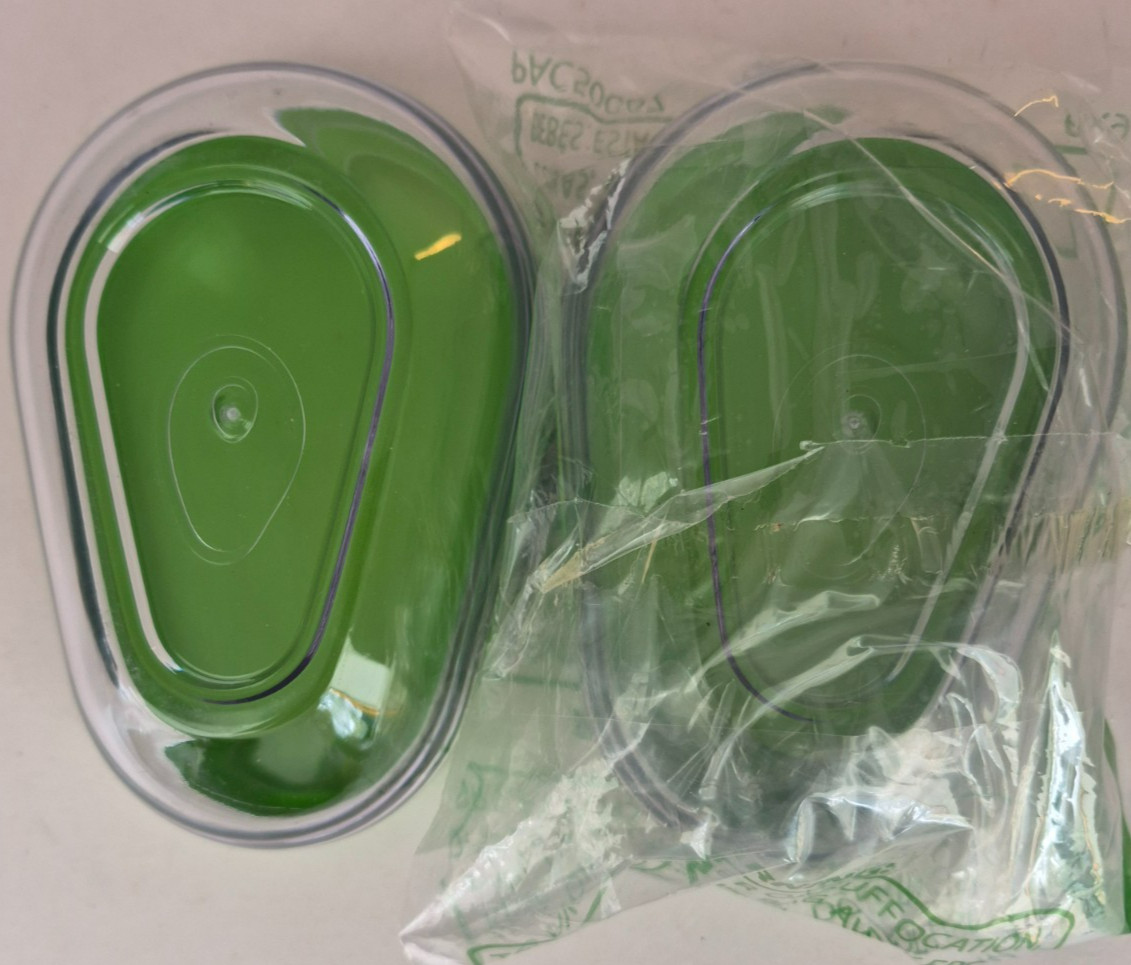 2 (two) Progressive Prepworks LKS-13DP Green Avocado Keeper