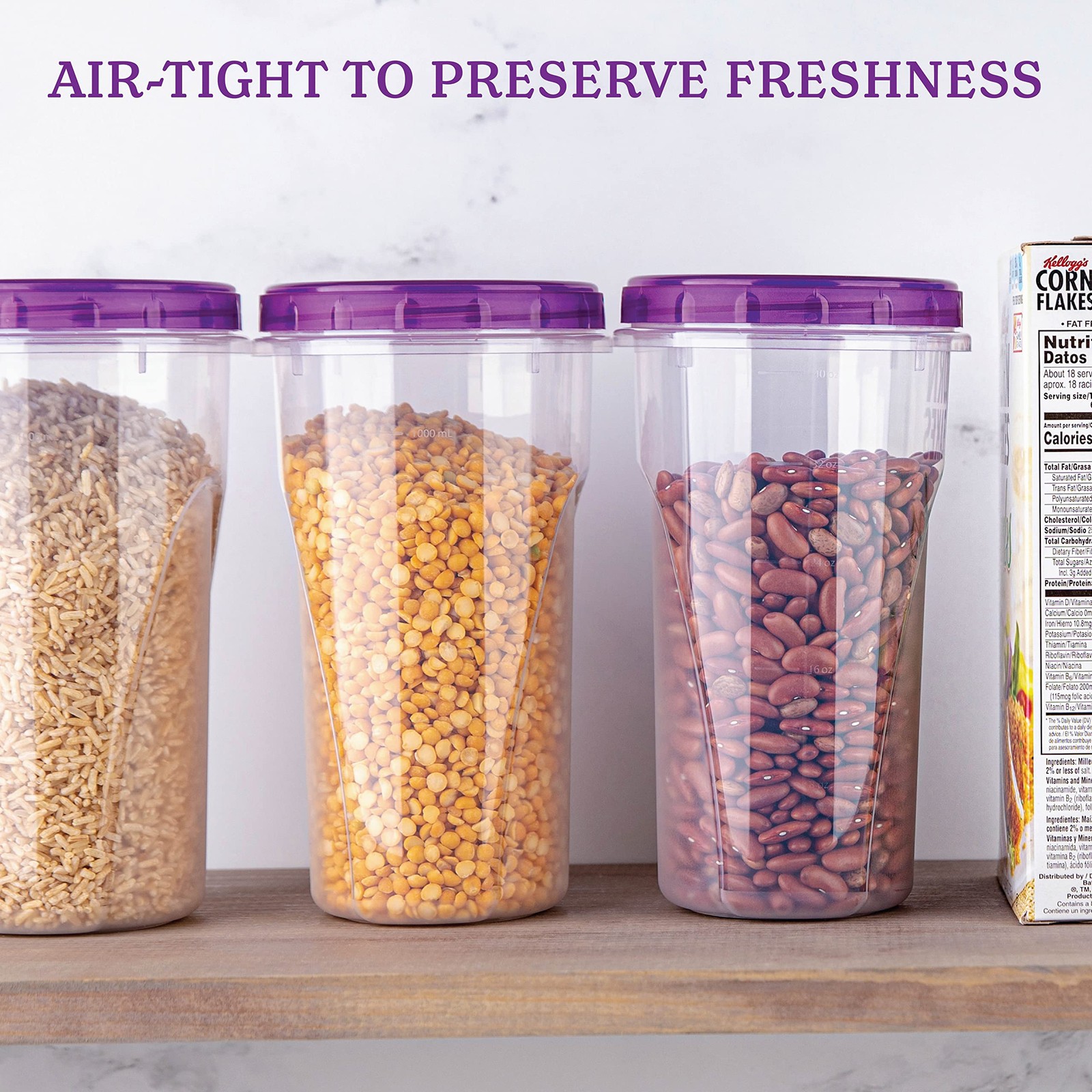 48 Ounce Twist Top Deli Containers Clear Bottom With Purple Top Twist On Lids Re