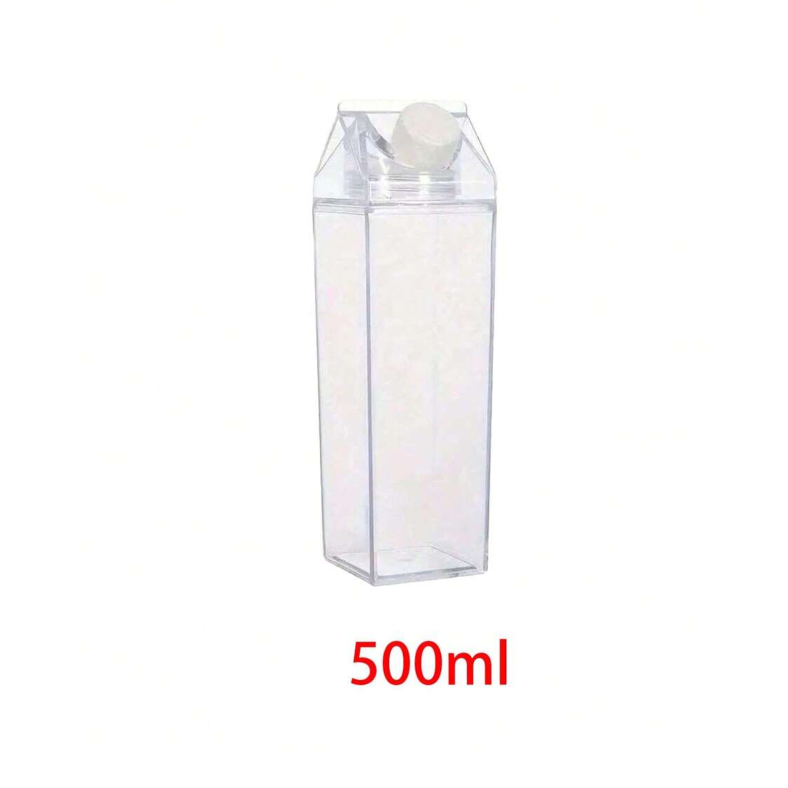 Milk Cup Food Dispenser Multi-Purpos Portable Large Square Sealed Storage Bottle