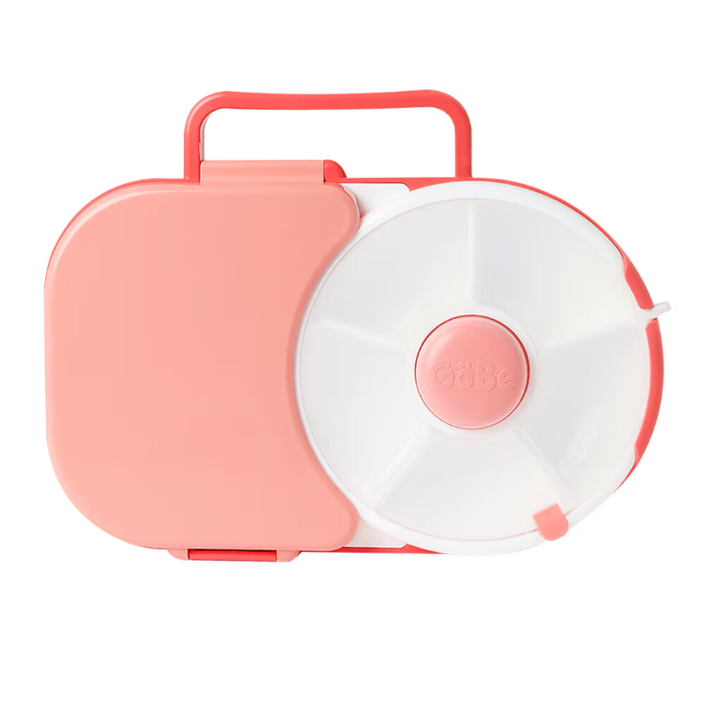 GoBe 2-in-1 Lunchbox With Original Snack Spinner – Pink 8603P
