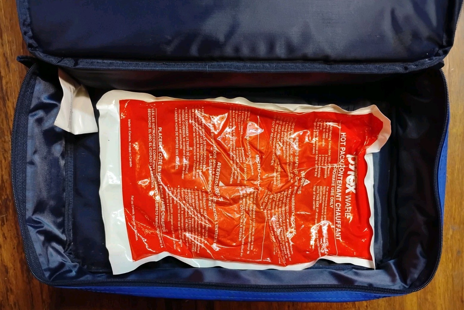 Pyrex Portables The Way To Go Insulated Zipper Carry Case Bag Cold Hot…