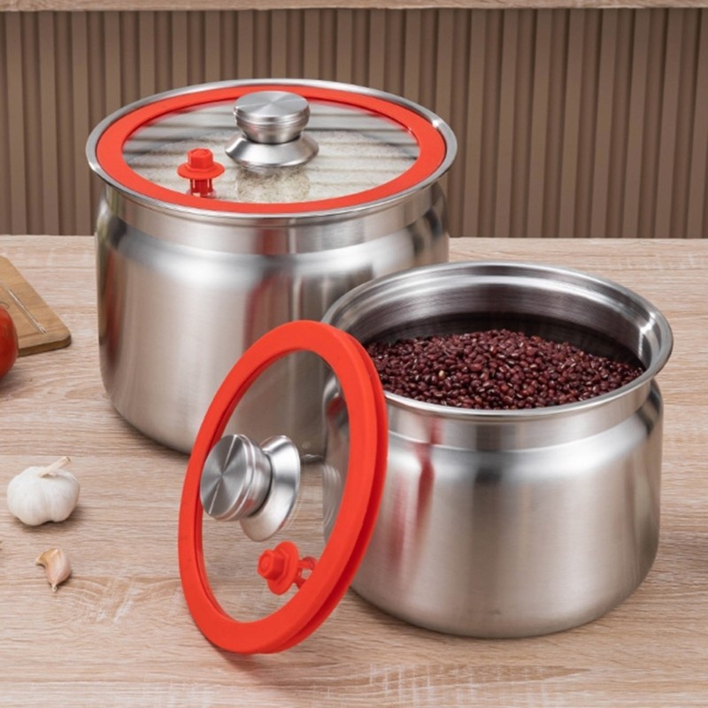 Industrial Container Leakproof Storage Jar Accessory for Flour Sugar Grains