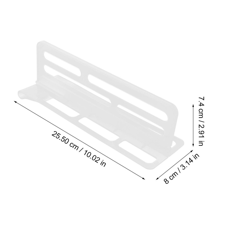 Plastic Refrigerator Partition Board Transparent Fridge Shelf Divider for Home