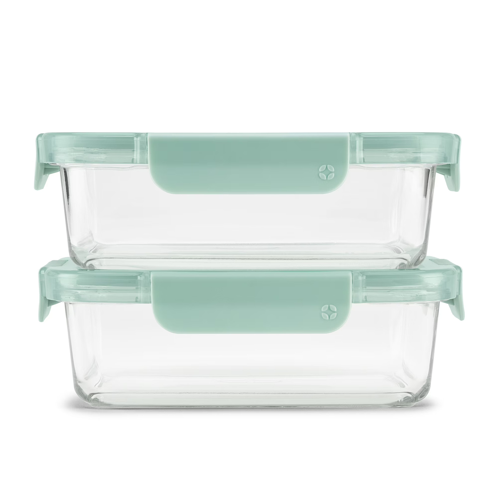 Ello Color Lock 3.4 Cup 2-Pack Glass Meal Prep Containers