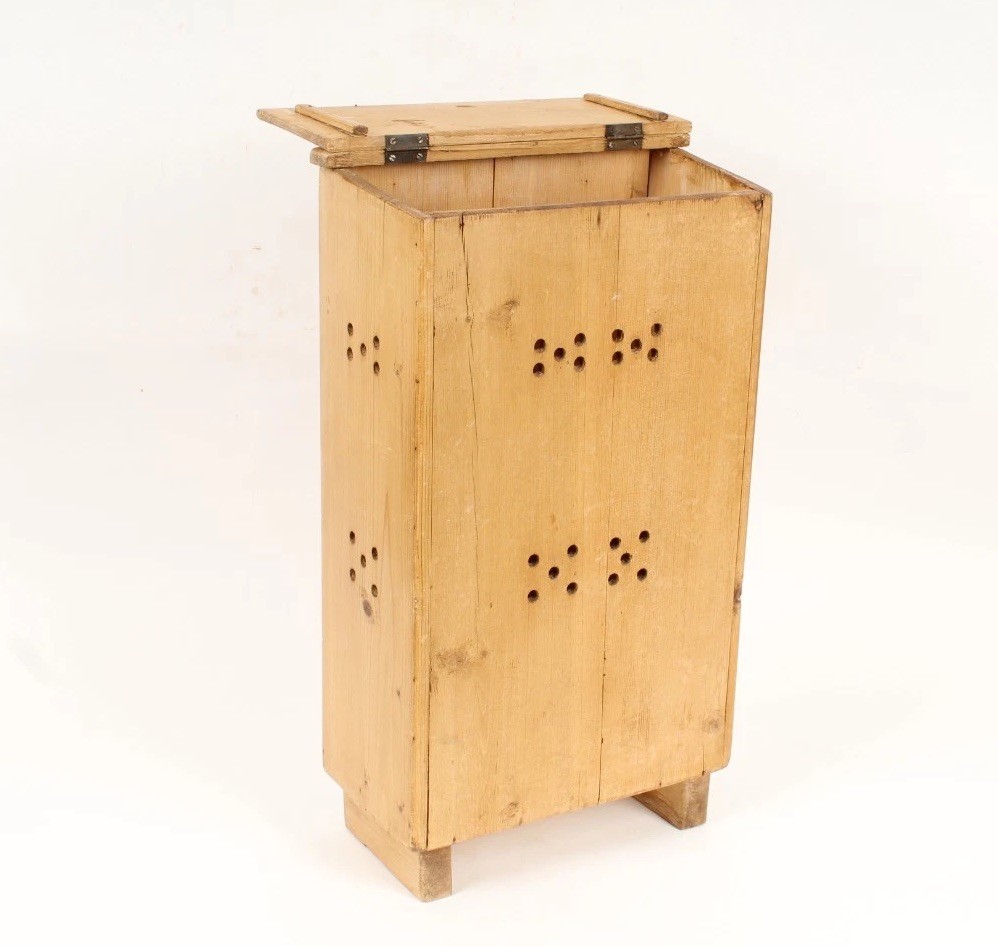 Antique Primitive Wood Potato Onion Storage Farmhouse Vintage Country Box Kitche