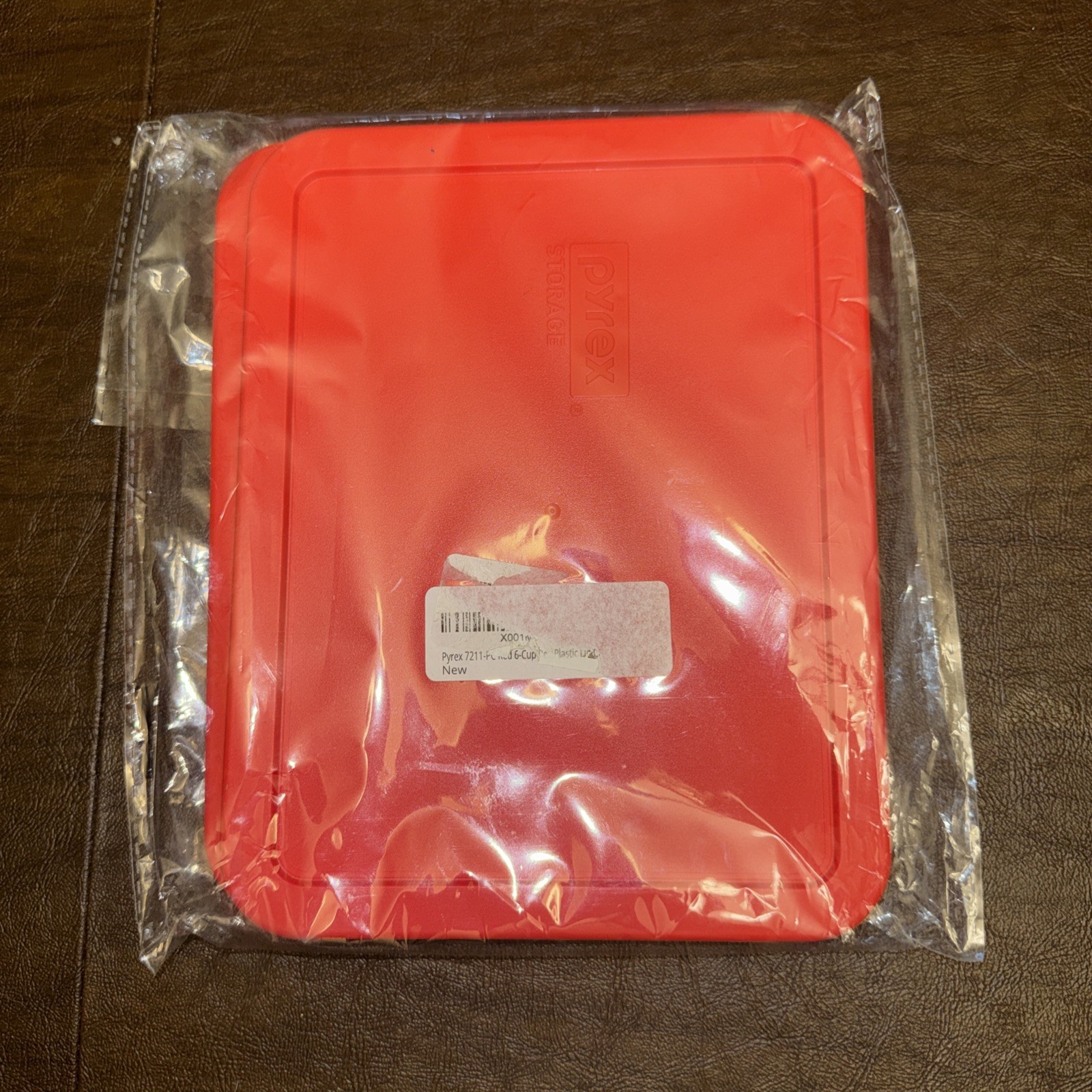 Pyrex 7211-PC 6-Cup Red Food Storage Replacement Lid (2-Pack) – Made in USA