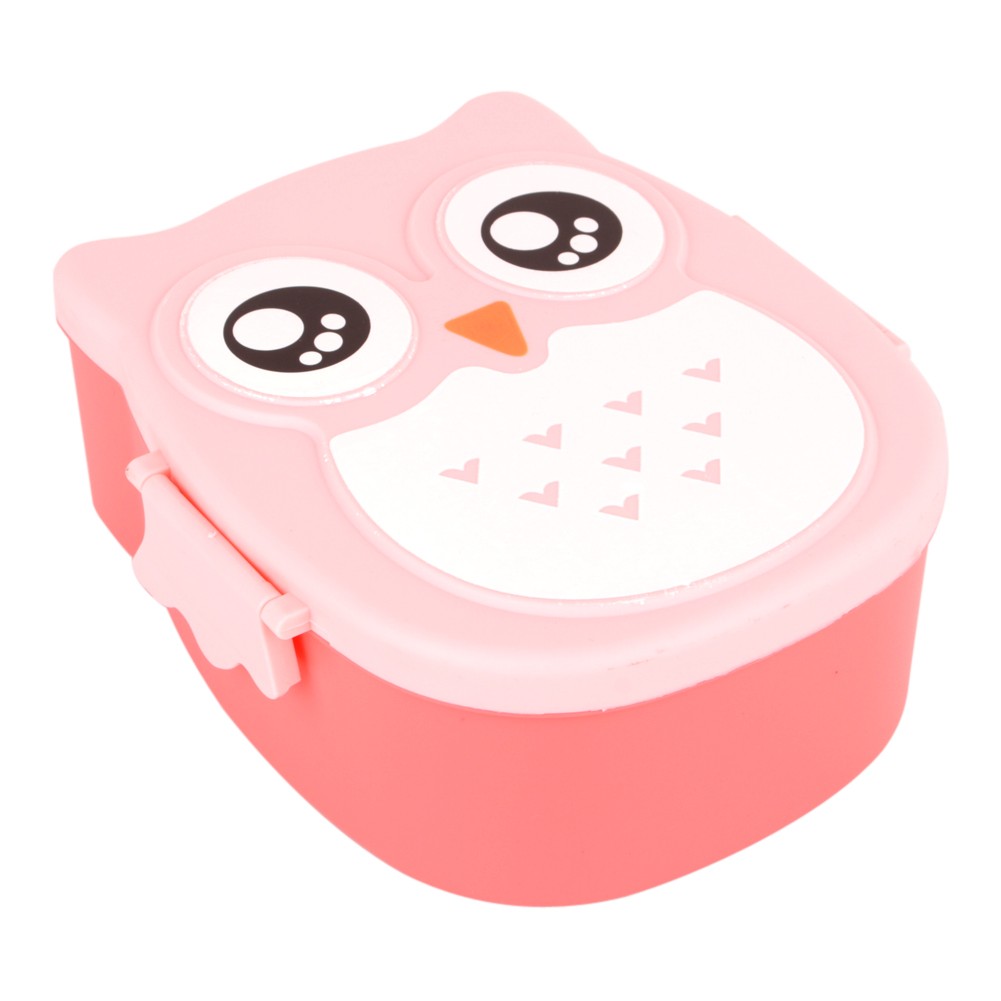 Cartoon Owl Lunch Box Durable Easy-to-Clean Food Container For Kids Easy To Use