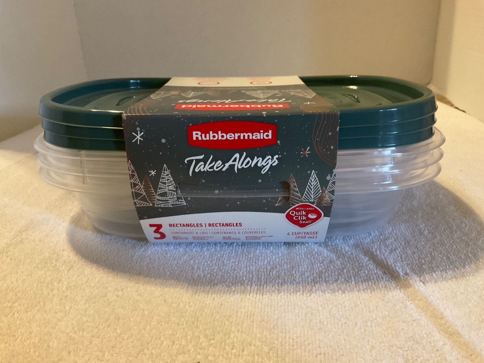 Rubbermaid Take Alongs Green FOUR 2.9 Cup THREE 4 Cup FOUR 5.2 Cup BRAND NEW