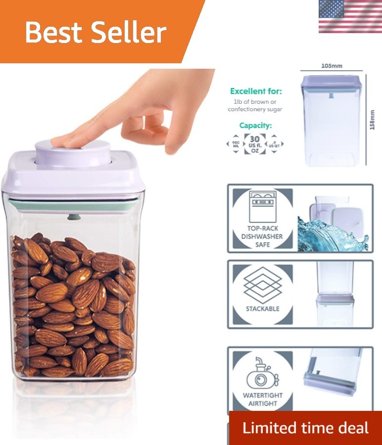 Dishwasher Safe 900ml Airtight Container with Twist Lock – BPA-Free Excellence