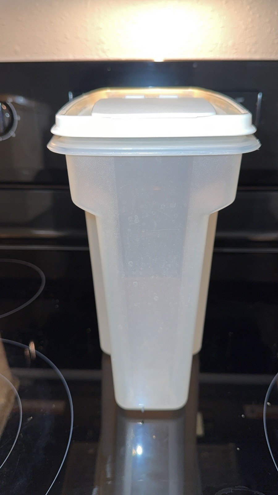 VTG Rubbermaid 3pc Plastic Storage Container Set 21 Cup White/Clear Snap Lids