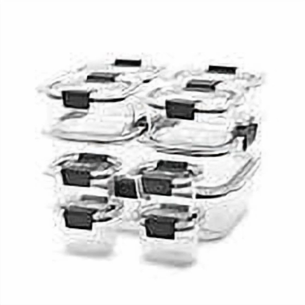 Brilliance Food Storage Containers, Set of 11 (22 Pieces Total), Clear