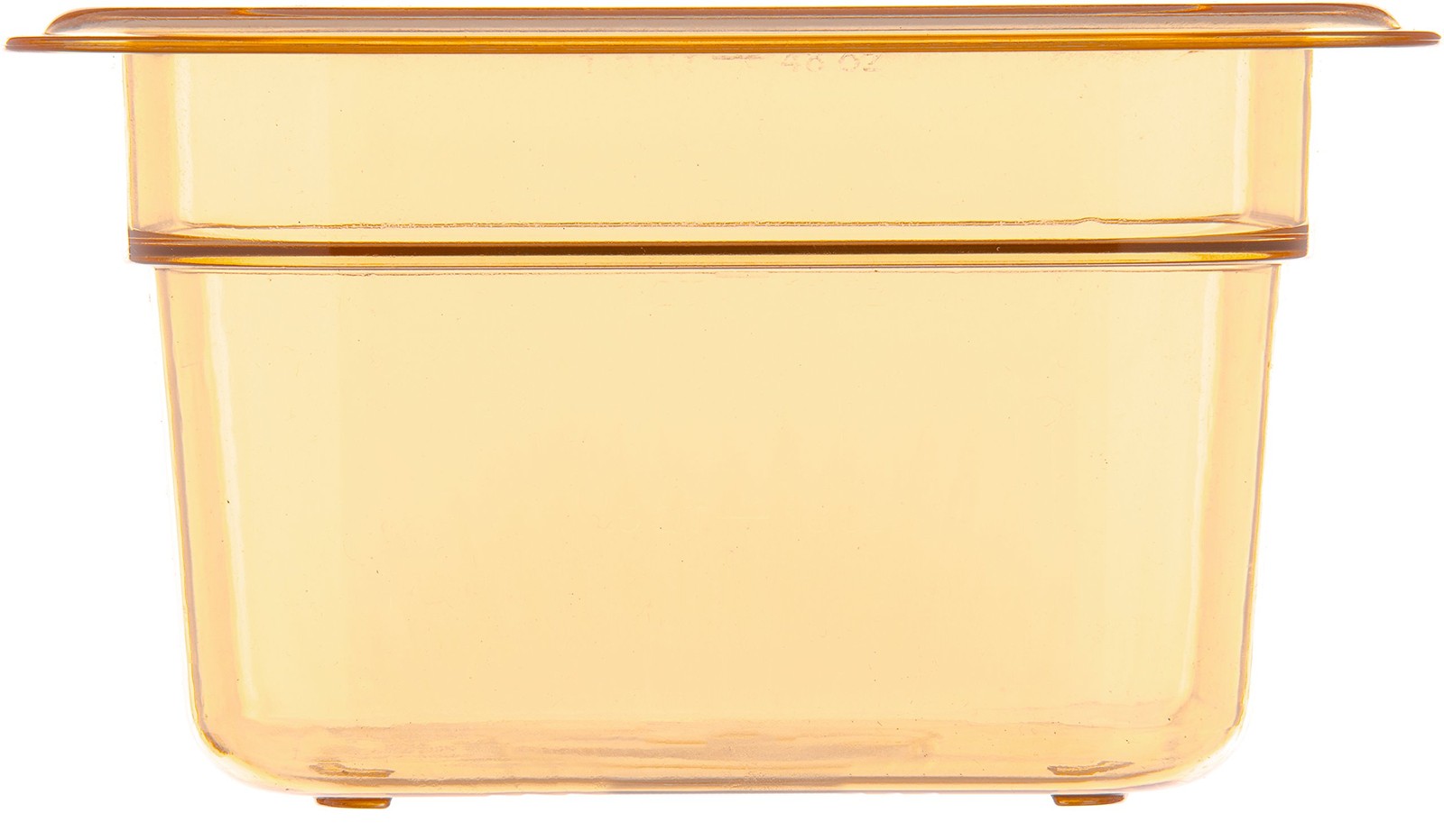 Amber Storplus 1/6 Size 4″ Deep High Heat Plastic Food Pan Steam Table Pan
