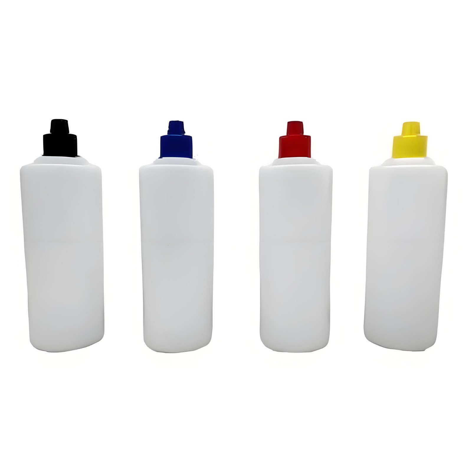 Condiment Squeeze Bottles 8 OZ Empty with Twist Top Cap Leak Proof 4 PACK