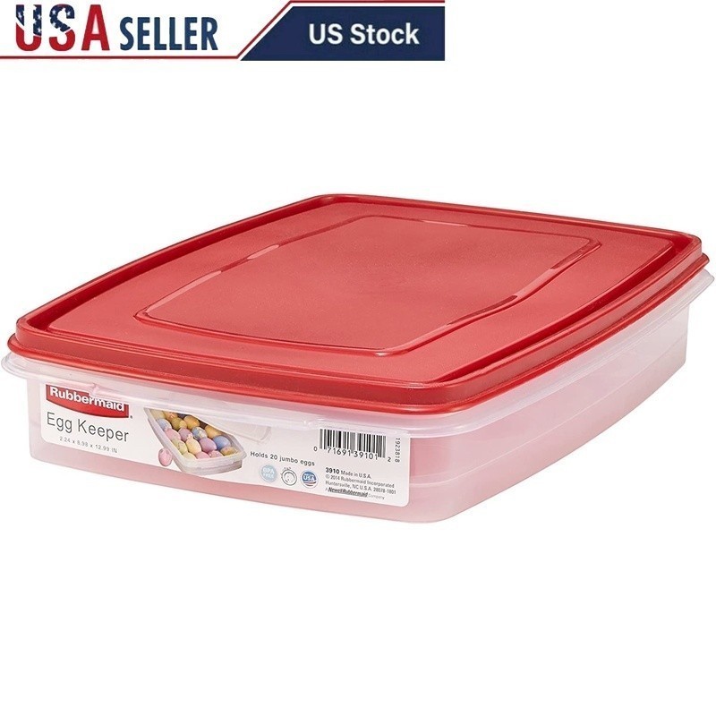 Egg Keeper Food Storage Container 20 Jumbo Eggs Picnic Transport Safe Serve New