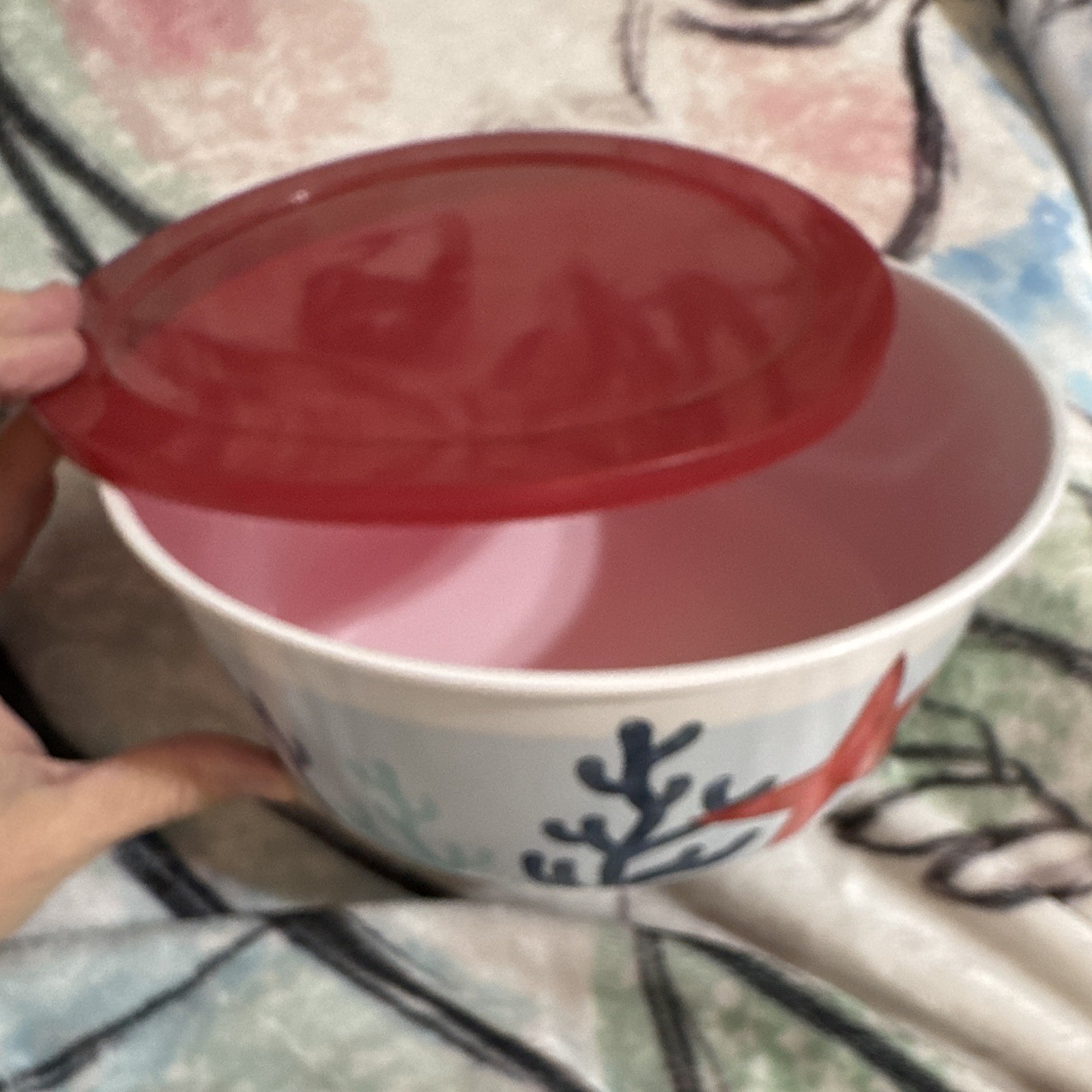 Celebrate Spring Together – Plastic Storage Container, 24 oz Snap Lid, Sea Life