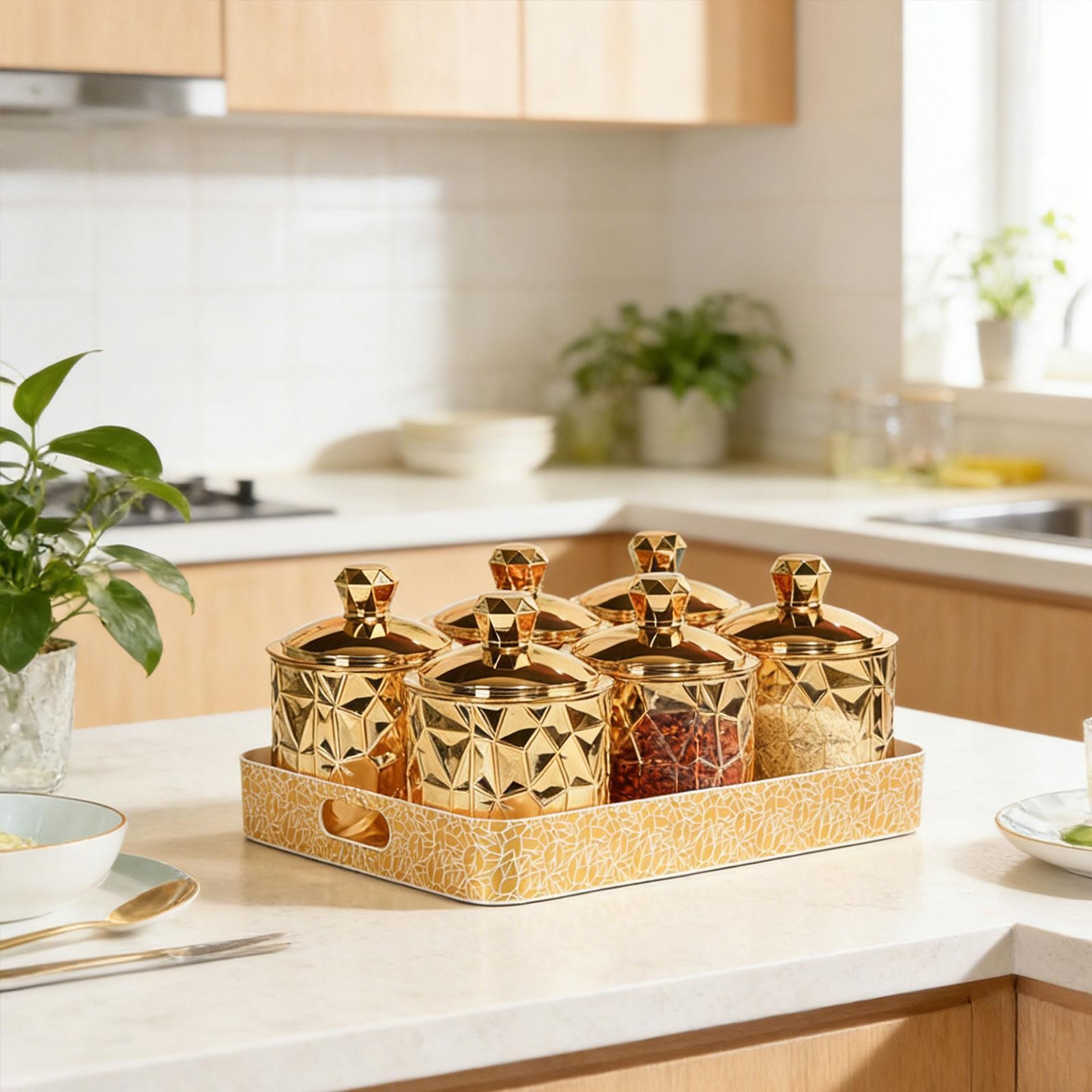 Dried Fruit Plate Food Storage Jars with Lids Nordic Multipurpose Divided